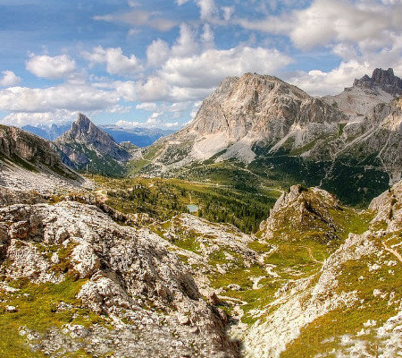 The Dolomites of Cortina from rifugio to rifugio