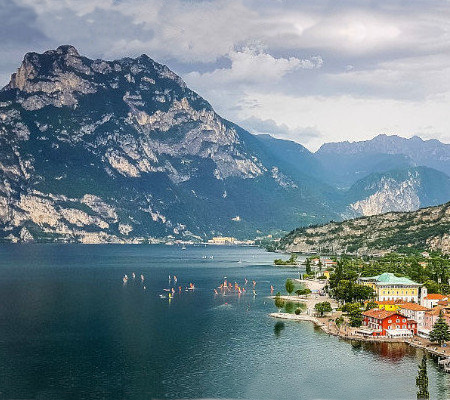 Overlooking the lake from Toscolano to Riva