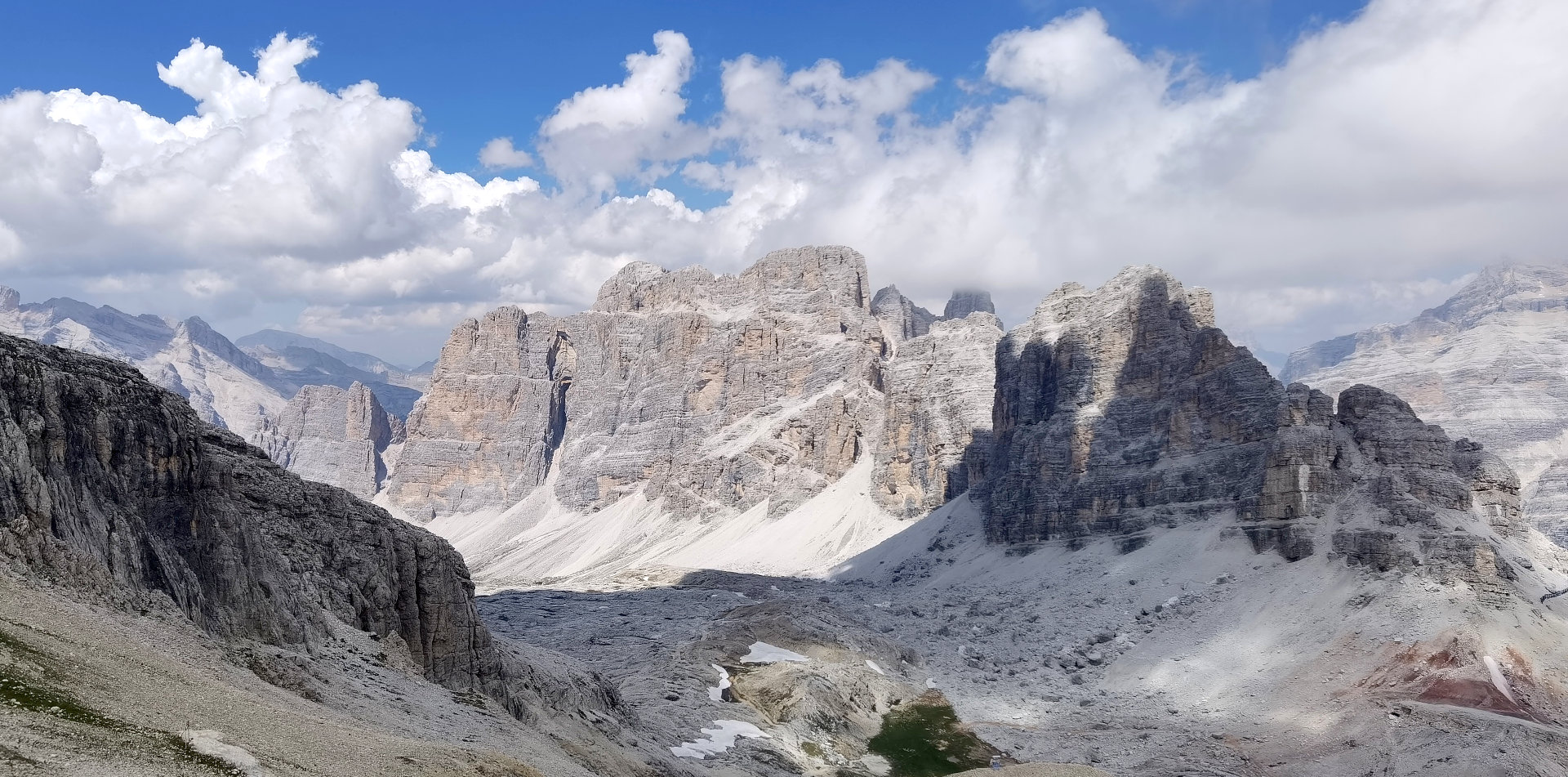 The rocky majesty of the Dolomites