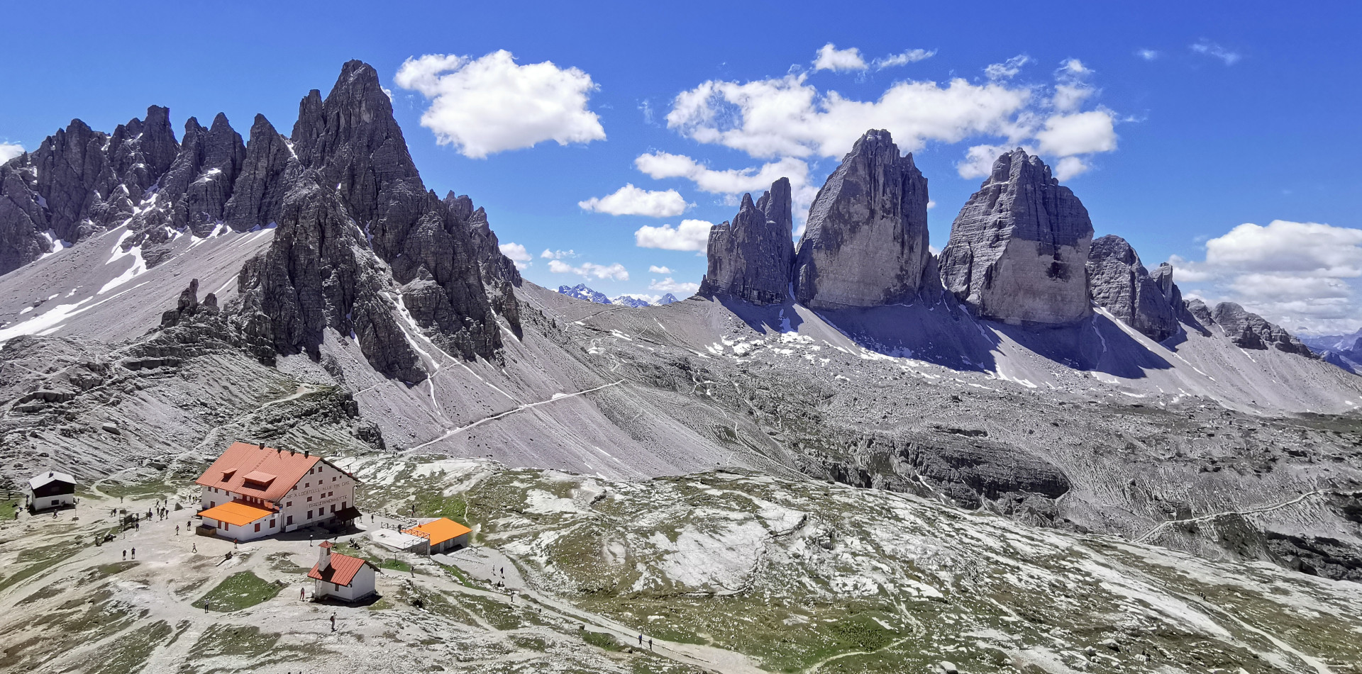 Rifugio Locatelli and the Three Peaks