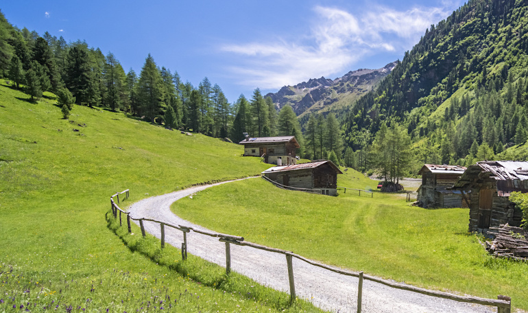 green valley shaped by glaciers